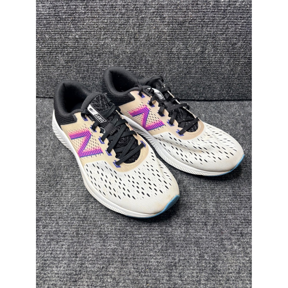 New Balance DRFT Womens Running Shoes Cream Black Pink WDRFTRW1 Size‎ 8.5